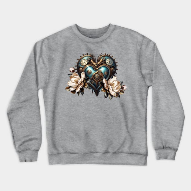 Wonderful steampunk heart Crewneck Sweatshirt by Nicky2342